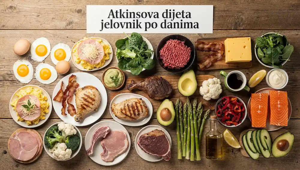Atkinsova dijeta jelovnik po danima