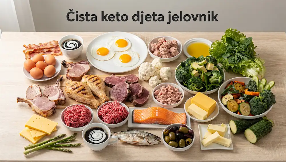 Čista keto dijeta jelovnik