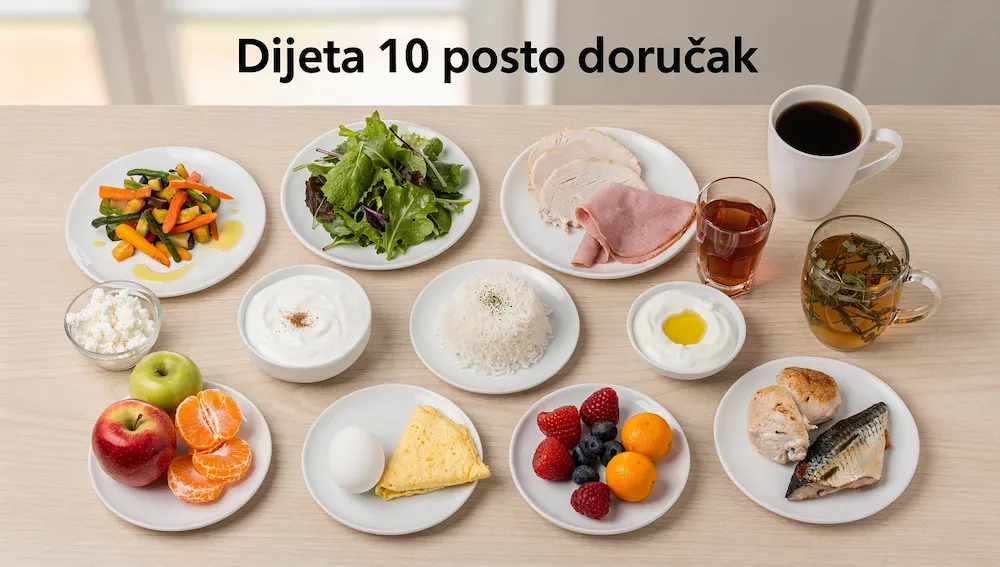Dijeta 10 posto doručak