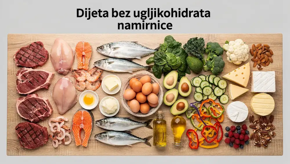 Dijeta bez ugljikohidrata namirnice