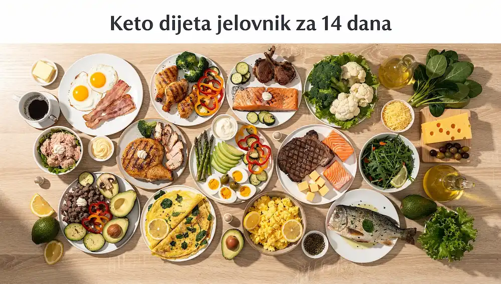 Keto dijeta jelovnik za 14 dana