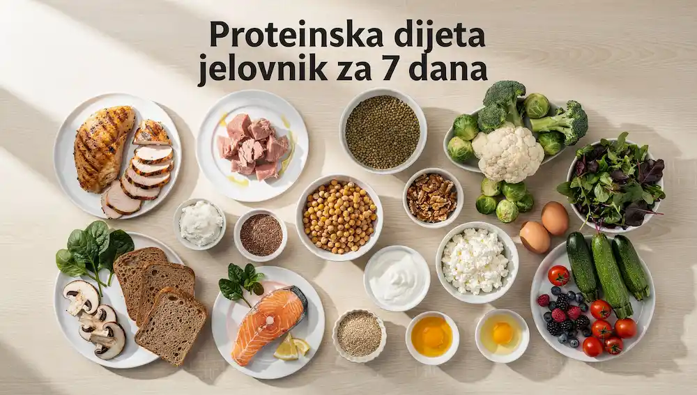 Proteinska dijeta jelovnik za 7 dana