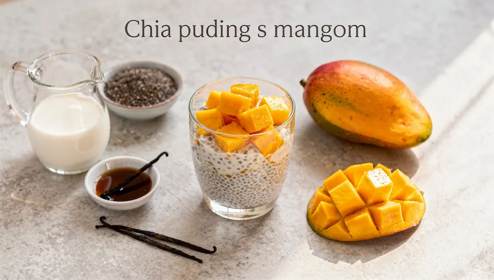 Chia puding s mangom