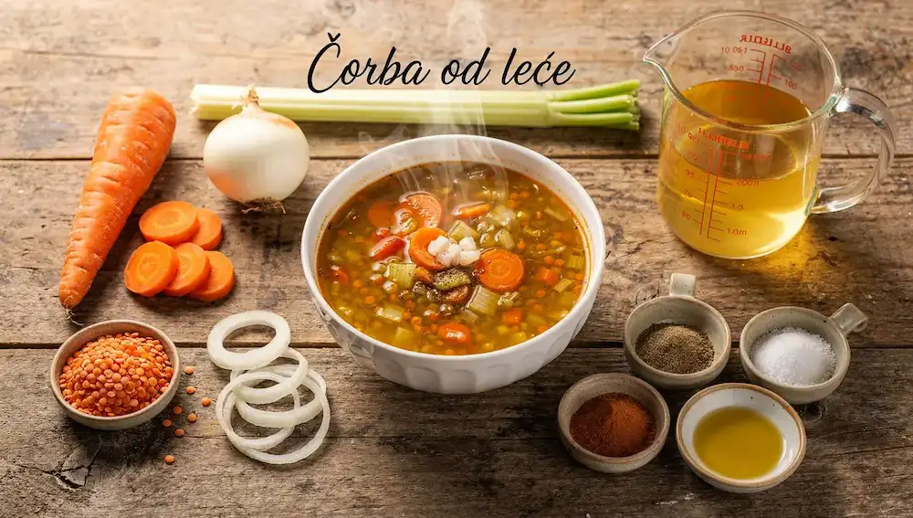 Čorba od leće s povrćem