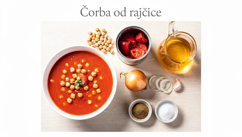 Čorba od rajčice s leblebijama