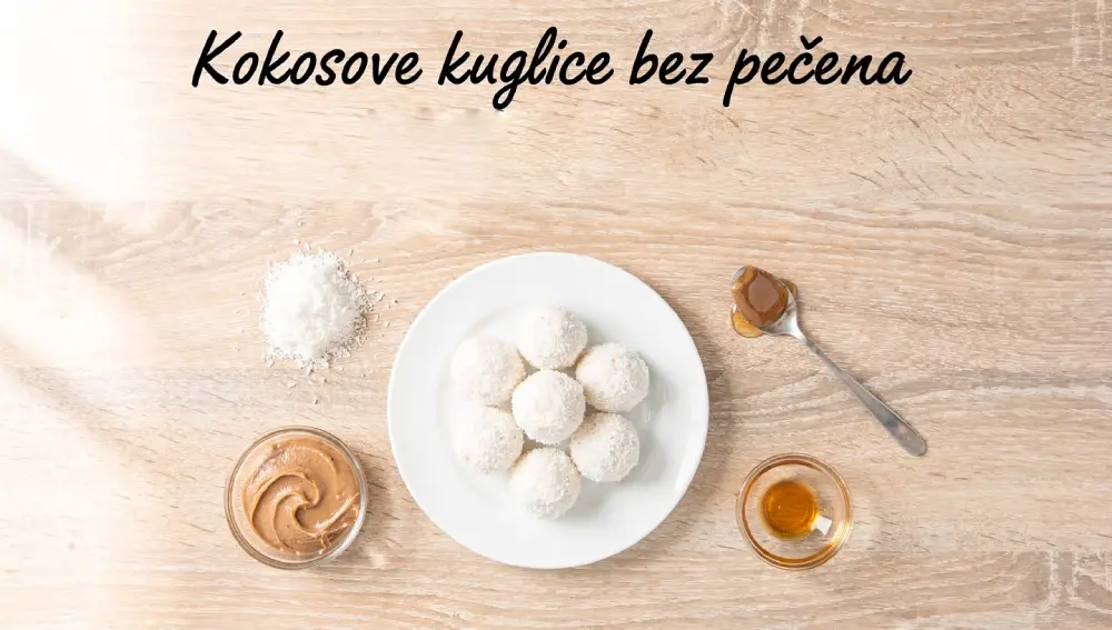 Kokosove kuglice bez pečenja