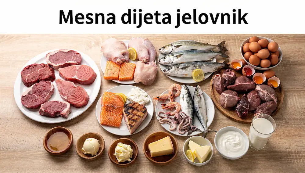 Mesna dijeta jelovnik po danima za prvih 7 dana