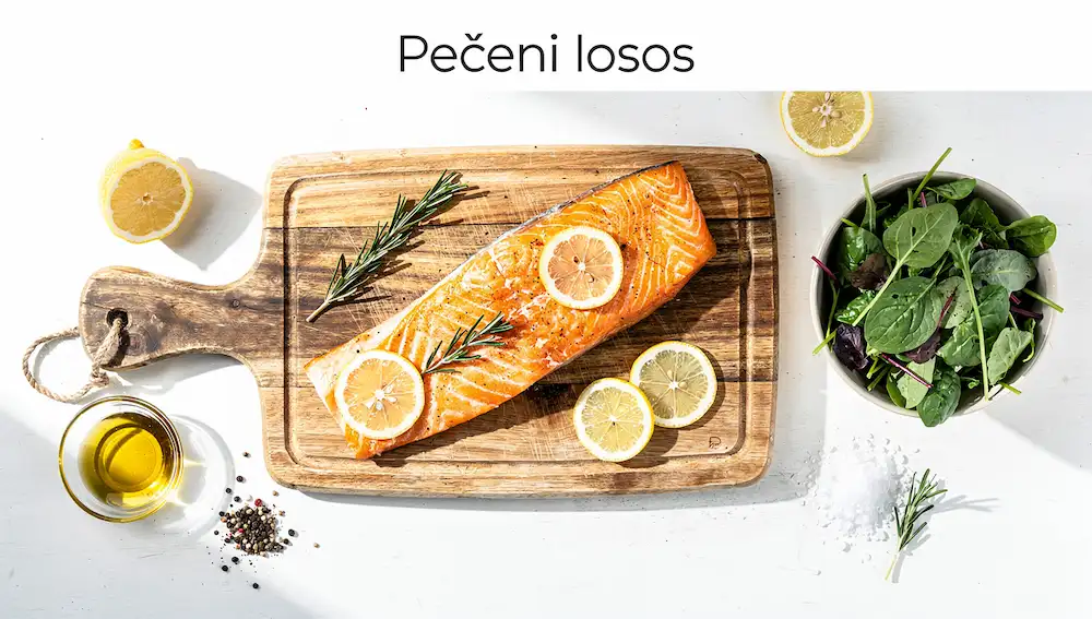 Pečeni losos s limunom i ružmarinom