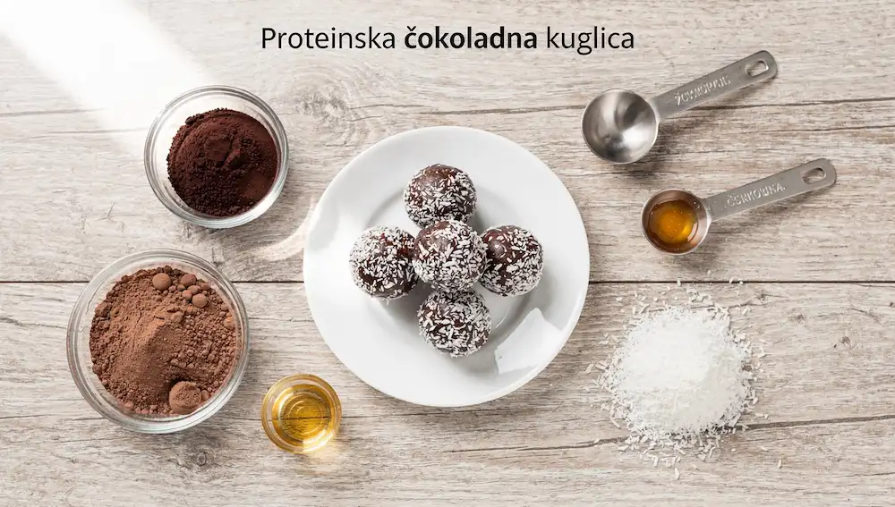 Proteinska čokoladna kuglica
