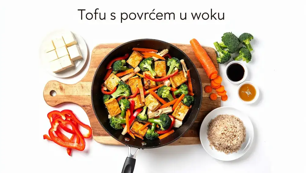 Tofu s povrćem u woku