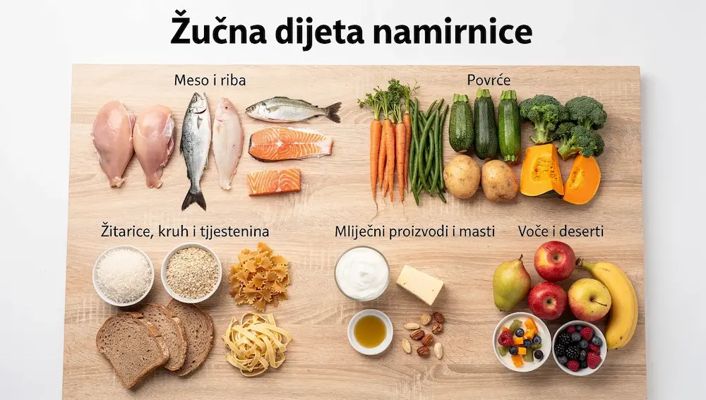 Žučna dijeta namirnice