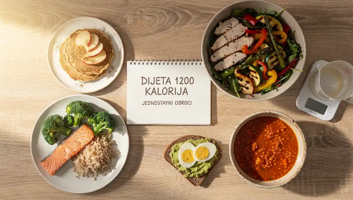 Dijeta 1200 kalorija recepti - jednostavni obroci s kalorijama