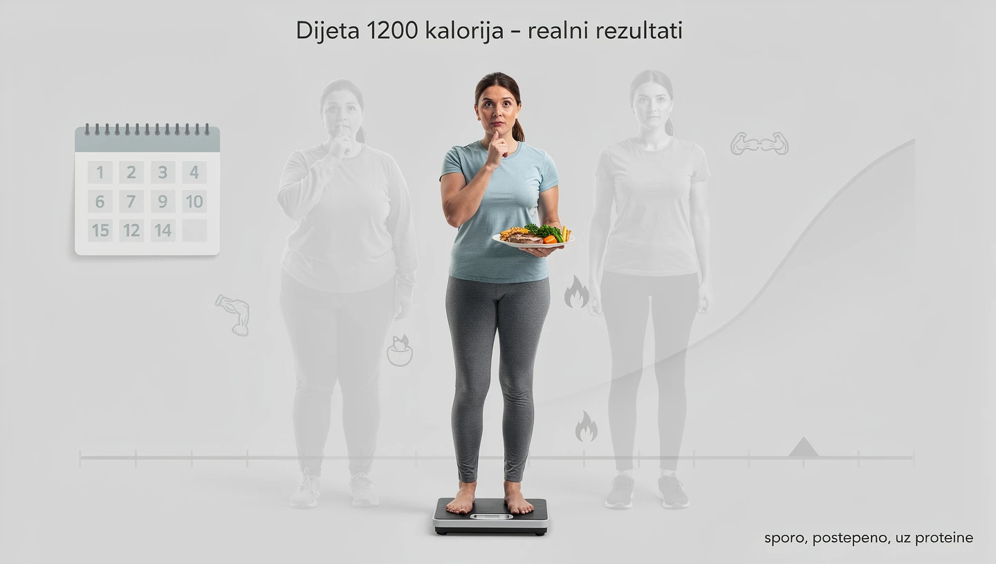 Dijeta od 1200 kalorija - realni rezultati mršavljenja