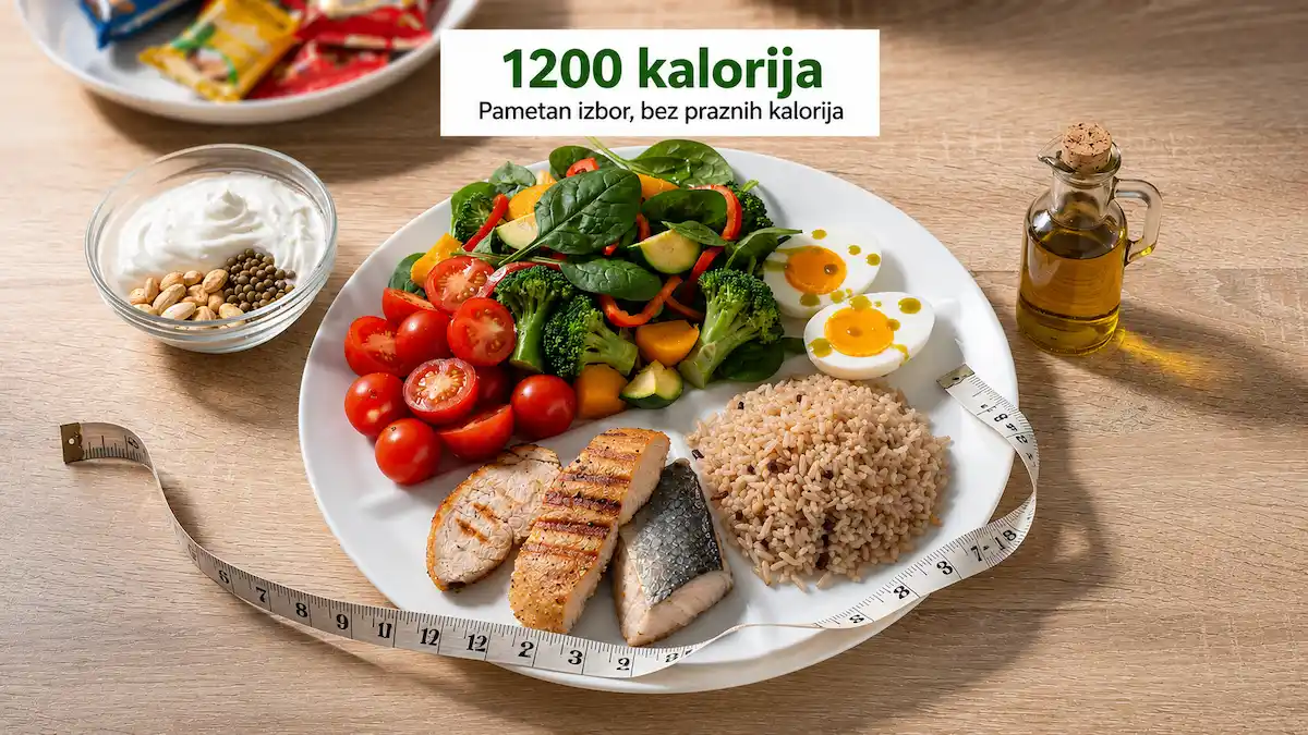 Dijeta od 1200 kalorija - šta smijete jesti