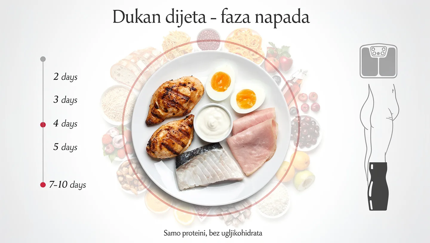 Dukan dijeta 1. faza - faza napada