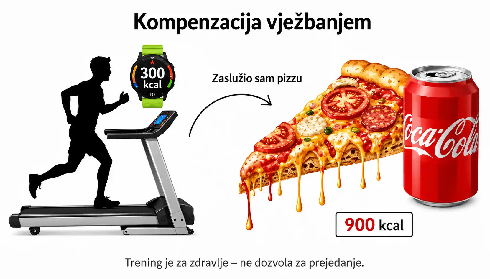 Kompenzujete vježbanjem - nagrada koja sabotira napredak